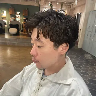 ショート メンズ 艶カラー/縮毛矯正 /髪質改善/はるたのヘアスタイル
