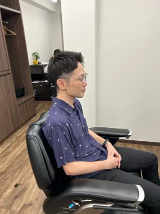 ショート メンズ DAN BRISE BARBER所属・馬上 拓海のヘアスタイル