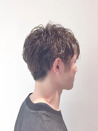 ショート パーマ メンズ un所属・un 溝の口 伊豆本のマツエク・マツパデザイン