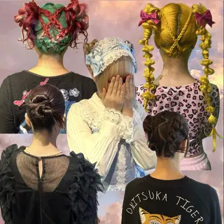 ロング ヘアアレンジ 👗 himariのヘアスタイル