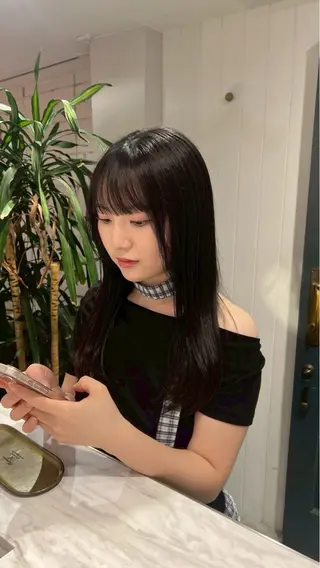ロング カラー パーマ ☆ 透明感カラー HARUKA ☆のヘアスタイル