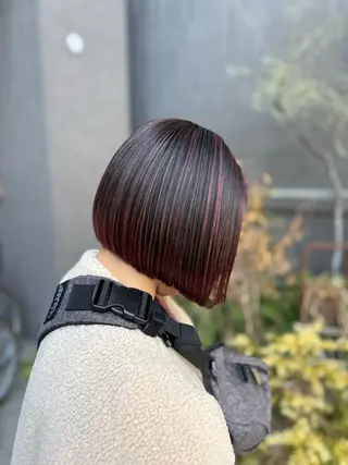 ミディアム カラー 💠西山果琳💠 マツパモデル募集のヘアスタイル