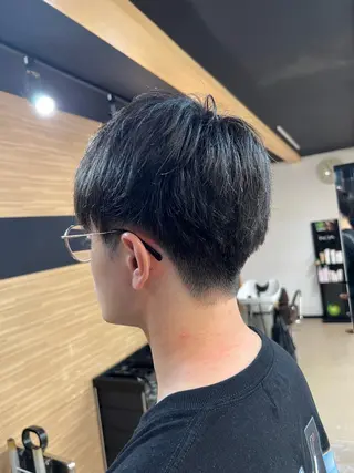 ショート 古川　イノアカラー 京汰　六本松のヘアスタイル