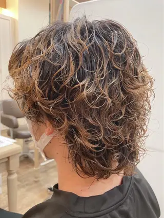 ショート パーマ メンズ メンズパーマ🌀/ 中村郁未のヘアスタイル