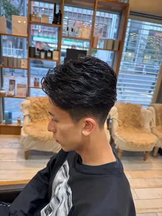パーマ メンズ 渋谷/メンズカット ✂︎松本英朗✂︎のヘアスタイル