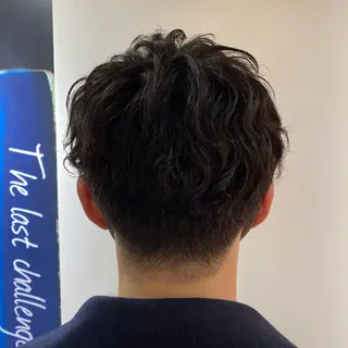 ショート パーマ メンズ 橋本 琉磨のヘアスタイル