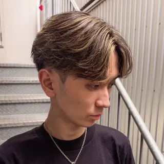 メンズ レイヤー モデル募集中下村 伯のヘアスタイル