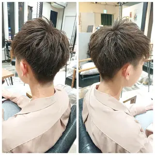 ショート メンズ カラー ACROあべの店所属・艶カラー/インナー /グラデ/大西小百合のヘアスタイル