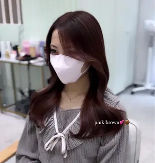 セミロング 🇰🇷POCKET 宇根 幸恵🎀のヘアスタイル