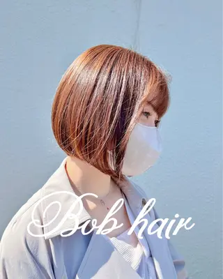 ショート カラー パーマ リバティークルー初石店所属・似合わせカット/ボブ 𓍼澁谷礼一のヘアスタイル