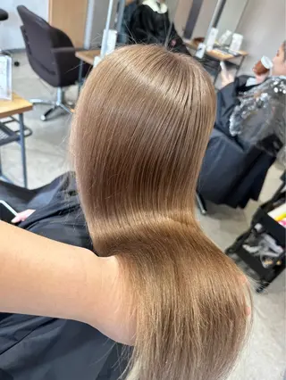 ロング カラー miri髪質改善 久留米/韓国のヘアスタイル