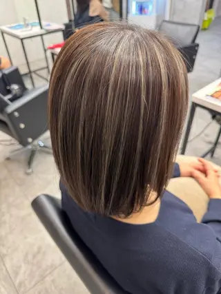 ミディアム カラー SKILL石岡本店所属・ՏKIᒪᒪ石岡店 本田のヘアスタイル