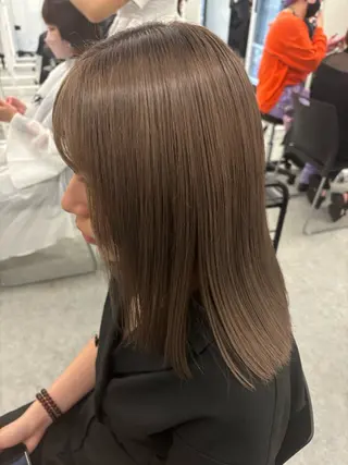 ミディアム カラー モテ髪💕ハイトーン yuriaのヘアスタイル