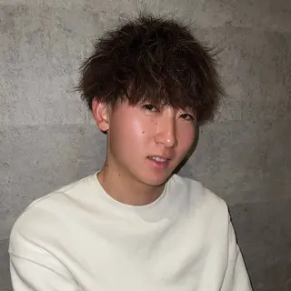 カラー パーマ メンズ 早川 翔夢のヘアスタイル