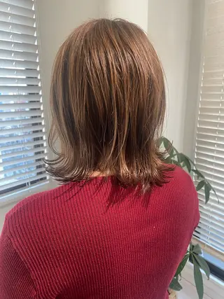 ミディアム カラー NANAMI 【Rico】のヘアスタイル