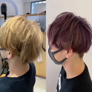 ショート カラー colorworld 【カラーワールド】所属・⭐️吉田 孝司⭐️のヘアスタイル