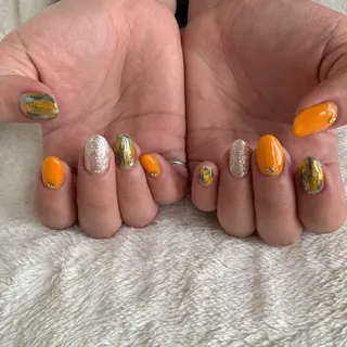 ネイル imymemine所属・渡邊 束紗のネイルデザイン