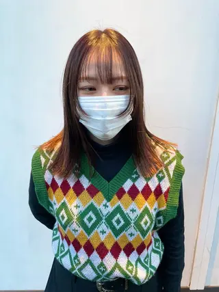 ミディアム 小関 仁晴のヘアスタイル