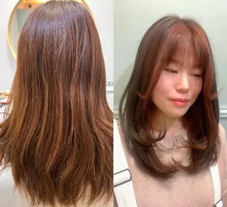 ロング カラー ✨Less髪質改善✨ シバタのヘアスタイル