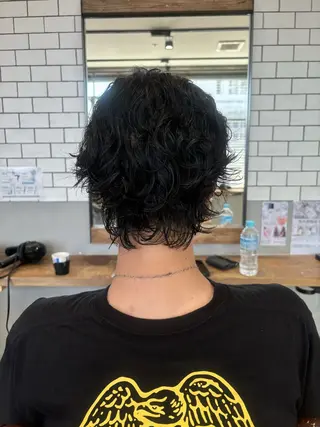 ミディアム 菊地 優斗のヘアスタイル
