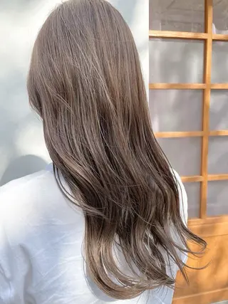 ロング 江口 侑理加のヘアスタイル