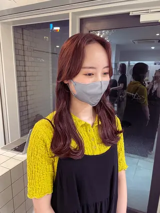 ロング カラー Koto🌿 ブリーチなしカラーのヘアスタイル