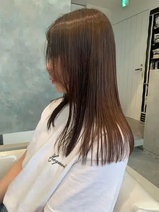 セミロング ノモト ハルのヘアスタイル