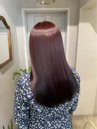ロング カラー 佐藤 春輝のヘアスタイル