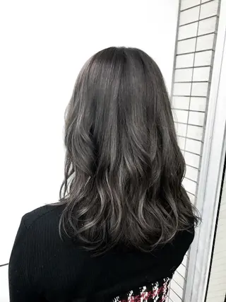 ミディアム カラー パーマ 🌈髪質改善💕 縮毛矯正✨青木まで✨のヘアスタイル