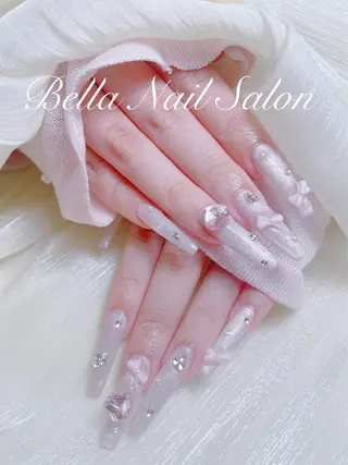 ロング Bella Nail Salonパラジェルのネイルデザイン