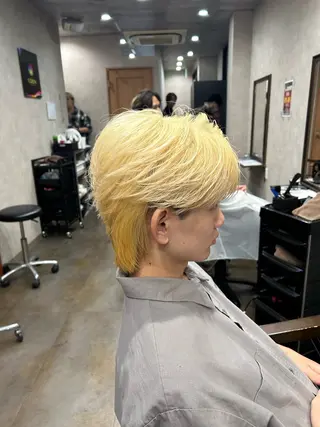 ショート カラー パーマ メンズ 革命🔥ツイスパ/フ ェザー特化SHOTAのヘアスタイル