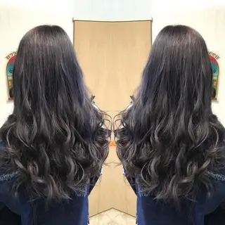 ロング カラー 💓シールエクステ ルミエールのヘアスタイル