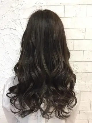 セミロング カラー archange 大井川のヘアスタイル