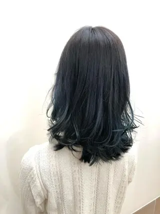 セミロング カラー 艶カラー🌙縮毛矯正 /ボブ【Reina】のヘアスタイル