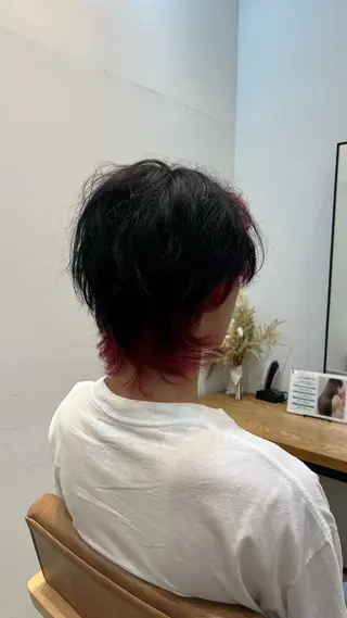 ショート カラー 岡野 豪のヘアスタイル