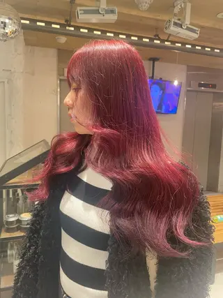 ロング カラー 艶ハイトーン👑♡ NATSUKIのヘアスタイル