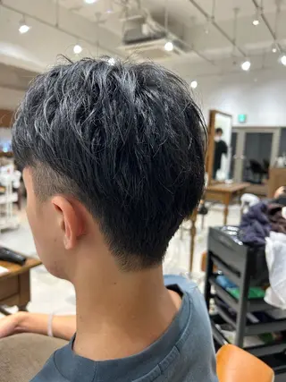 ショート ヘアアレンジ メンズ 山﨑 燦人のヘアスタイル