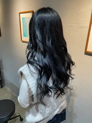 ロング 上里 清花のヘアスタイル