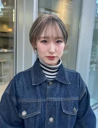 ショート 吉沢遣人/レイヤー 艶カラー/パーマのヘアスタイル