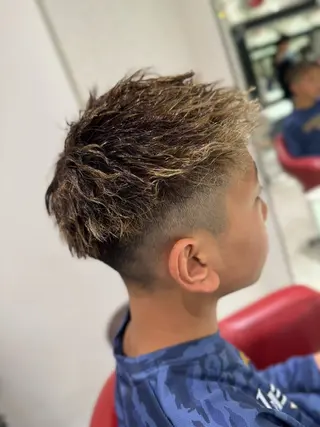 パーマ メンズ 築山 寿輝也のヘアスタイル