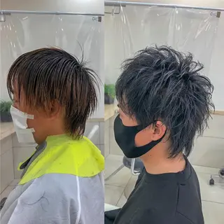 パーマ メンズ ✨️ツヤ髪✨️ 💫髪質改善💫間宮のヘアスタイル