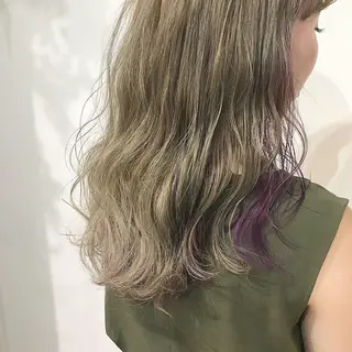 ロング カラー レイヤー/顔周り /AKARIのヘアスタイル