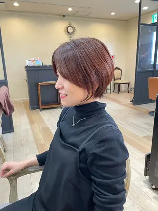 ショート 亀川蓮 Agu hairのヘアスタイル