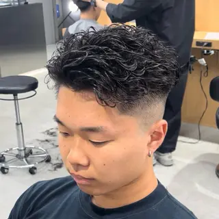 パーマ メンズ 🔥メンズカット＋パ ーマ🔥菊池一真のヘアスタイル
