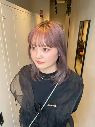 ミディアム カラー 内山 湧勝/ショート パーマ特化美容師のヘアスタイル