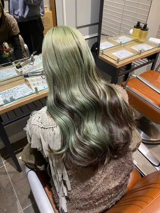 ロング 韓国ヘア🍒渡辺 咲🍒のヘアスタイル