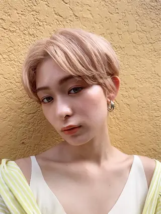 ショート カラー conne&riri所属・MAYU 💚森下のヘアスタイル