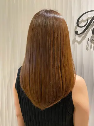 ミディアム 大倉 未波のヘアスタイル