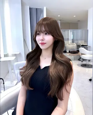 ロング カラー miuru/網紅ヘア 🇨🇳レイヤーのヘアスタイル