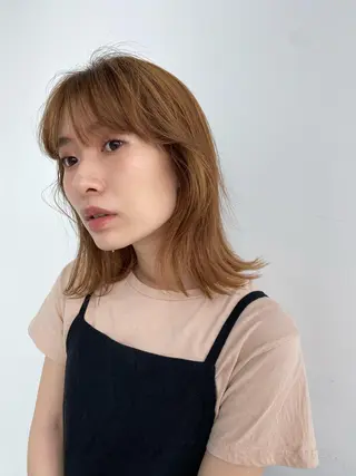 セミロング ୨୧柔らかいカラー nozomi ୨୧のヘアスタイル